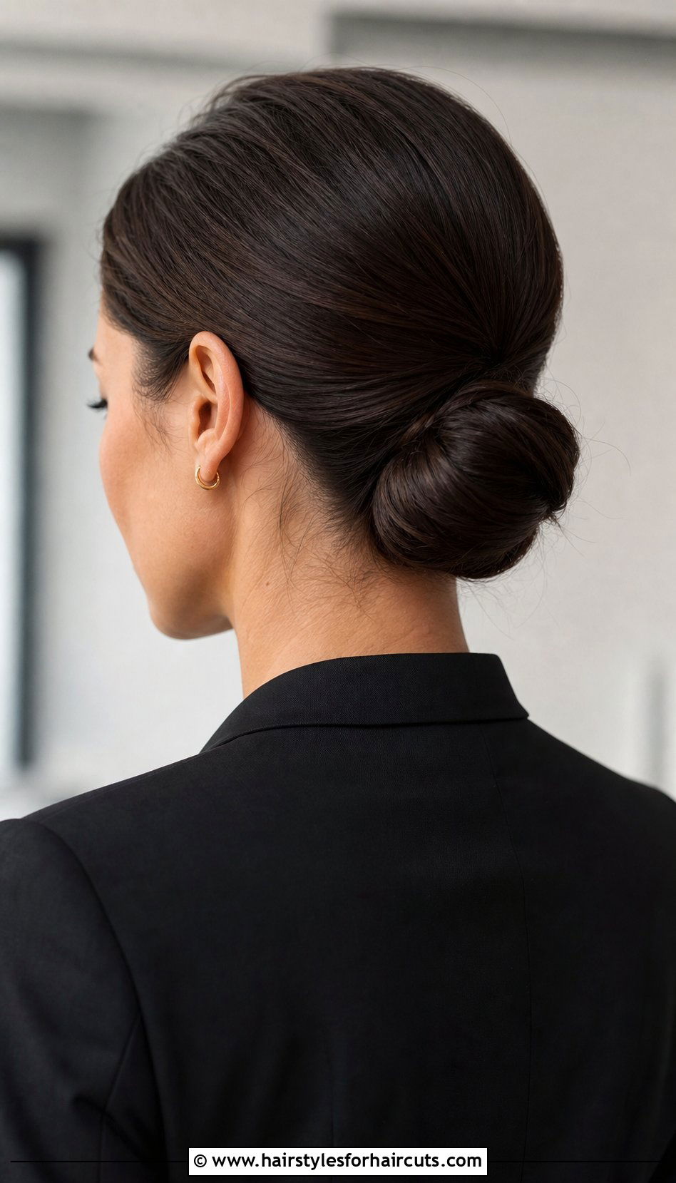Low Chignon Bun For Relaxed Hair - 25 protective hairstyles for relaxed hair - 25 protective hairstyles for relaxed hair