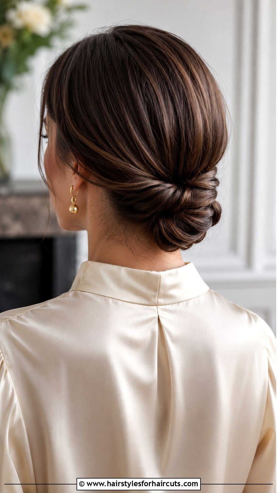 Low Chignon Medium Hair - 25 summer hairstyles for medium hair - 25 summer hairstyles for medium hair