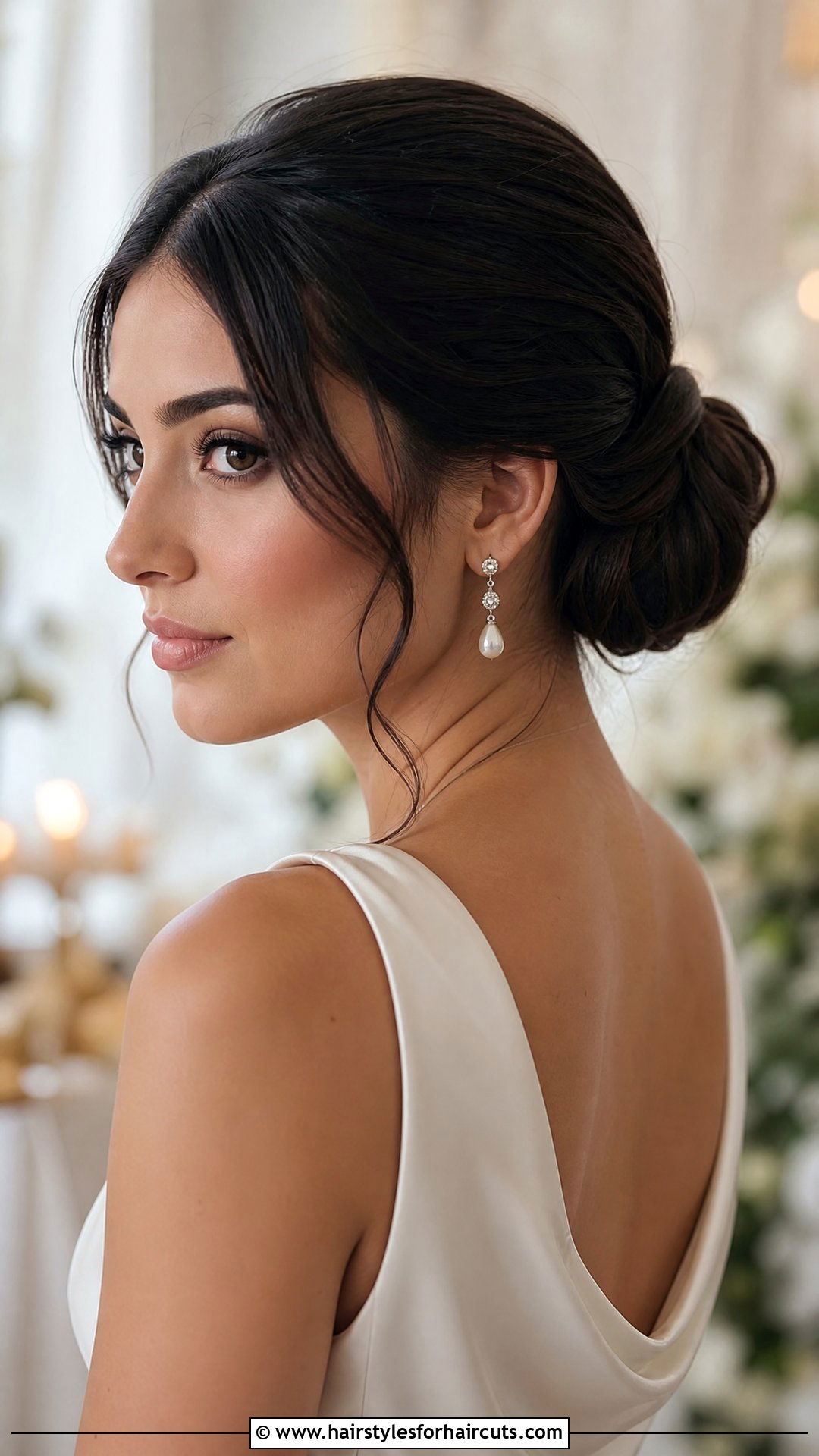 Low Chignon Wedding Hairstyle - 25 wedding hairstyles - 25 wedding hairstyles
