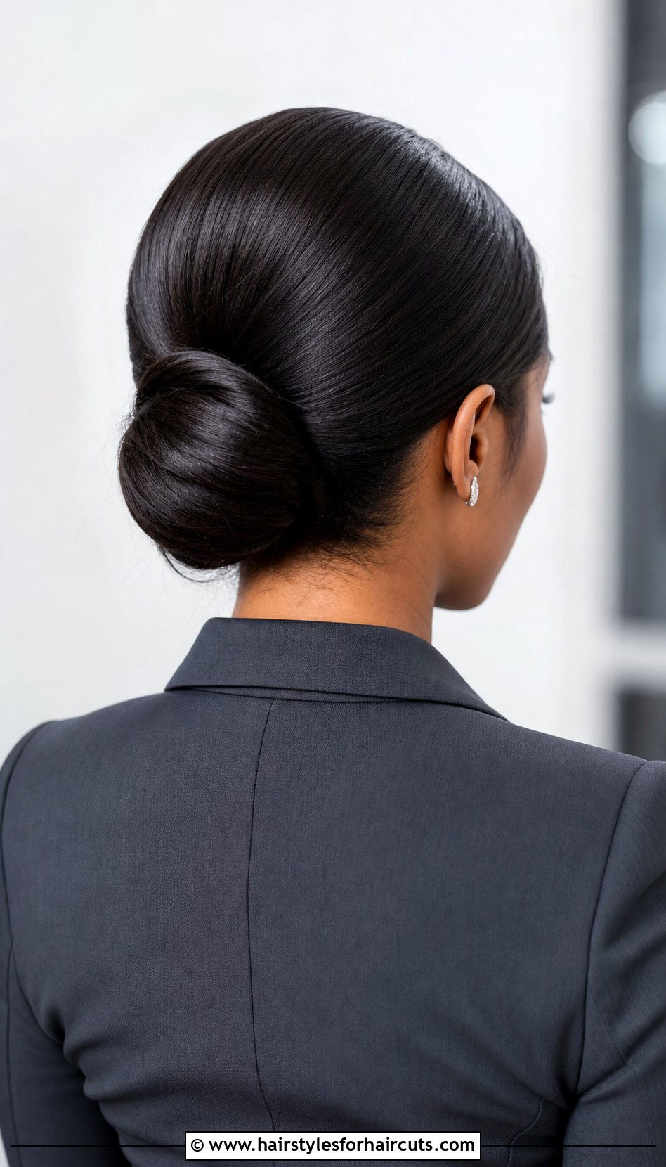 Low Chignon With Straight Weave - 25 quick easy hairstyles black hair with weave - 25 quick easy hairstyles black hair with weave