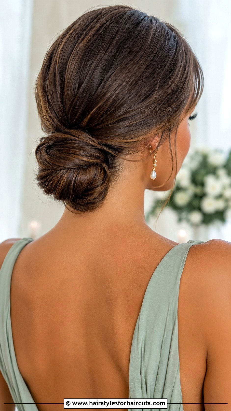 Low Chignon With Tape In Extensions - 25 hairstyles with tape in extensions - 25 hairstyles with tape in extensions