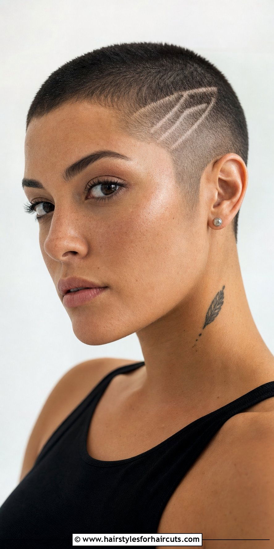 Low Cut Buzz With Designs - 25 hairstyles for short natural hair 4c - 25 hairstyles for short natural hair 4c