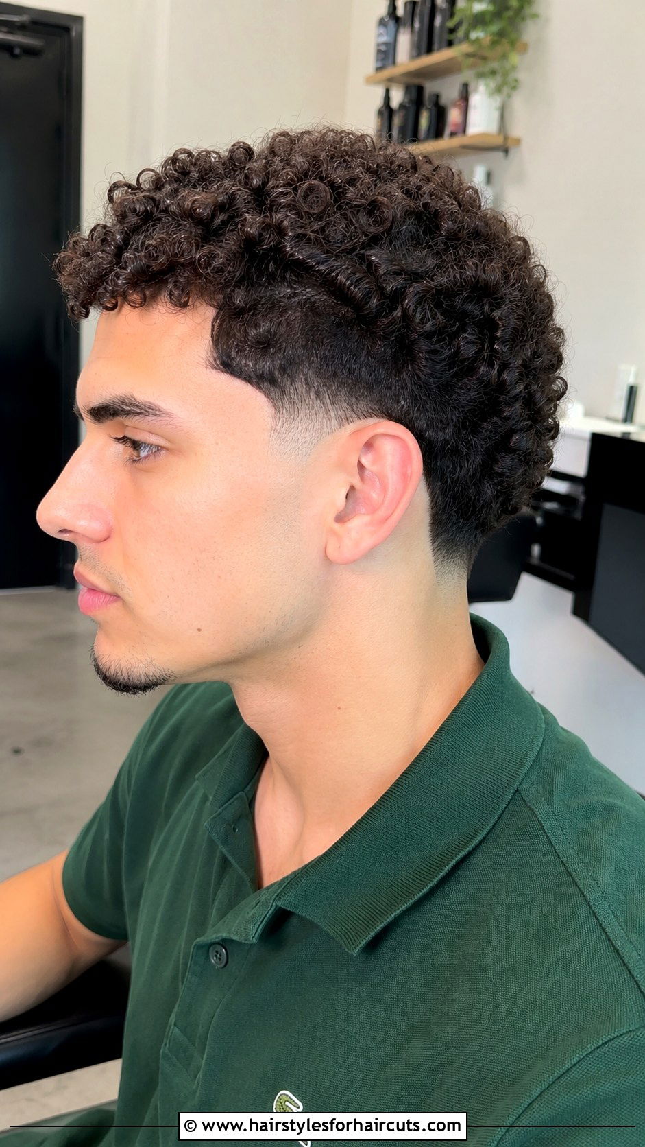 Low Drop Fade With Curly Top - 25 3c hairstyles men - 25 3c hairstyles men