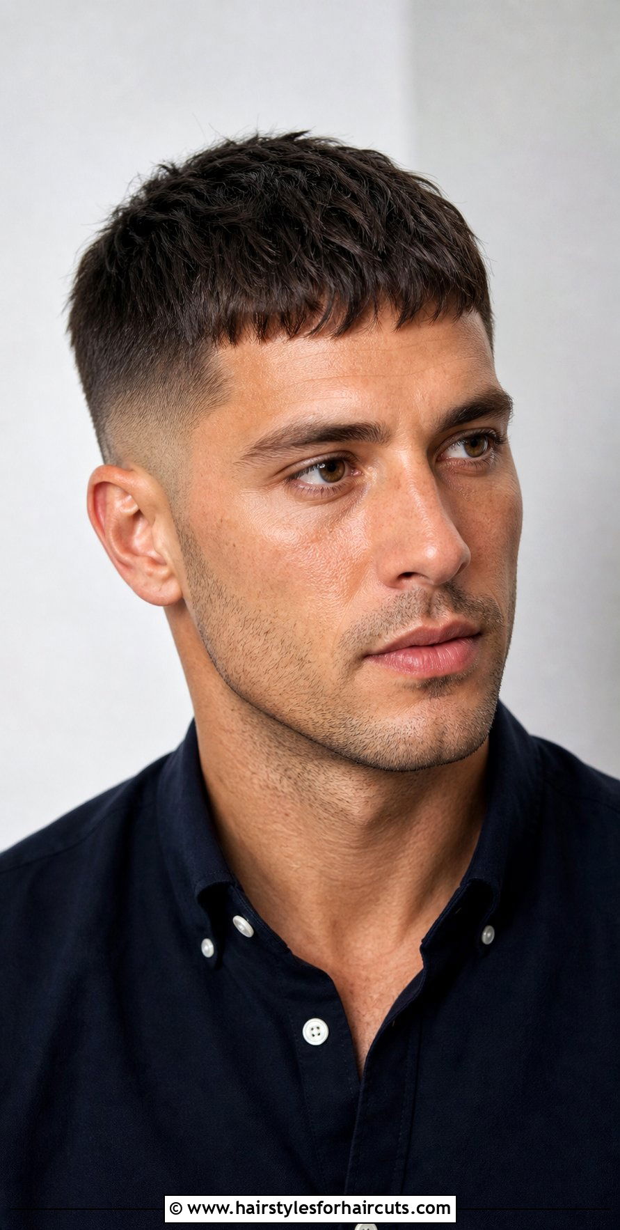 Low Fade Caesar Cut - 25 low fade haircuts for short hair - 25 low fade haircuts for short hair