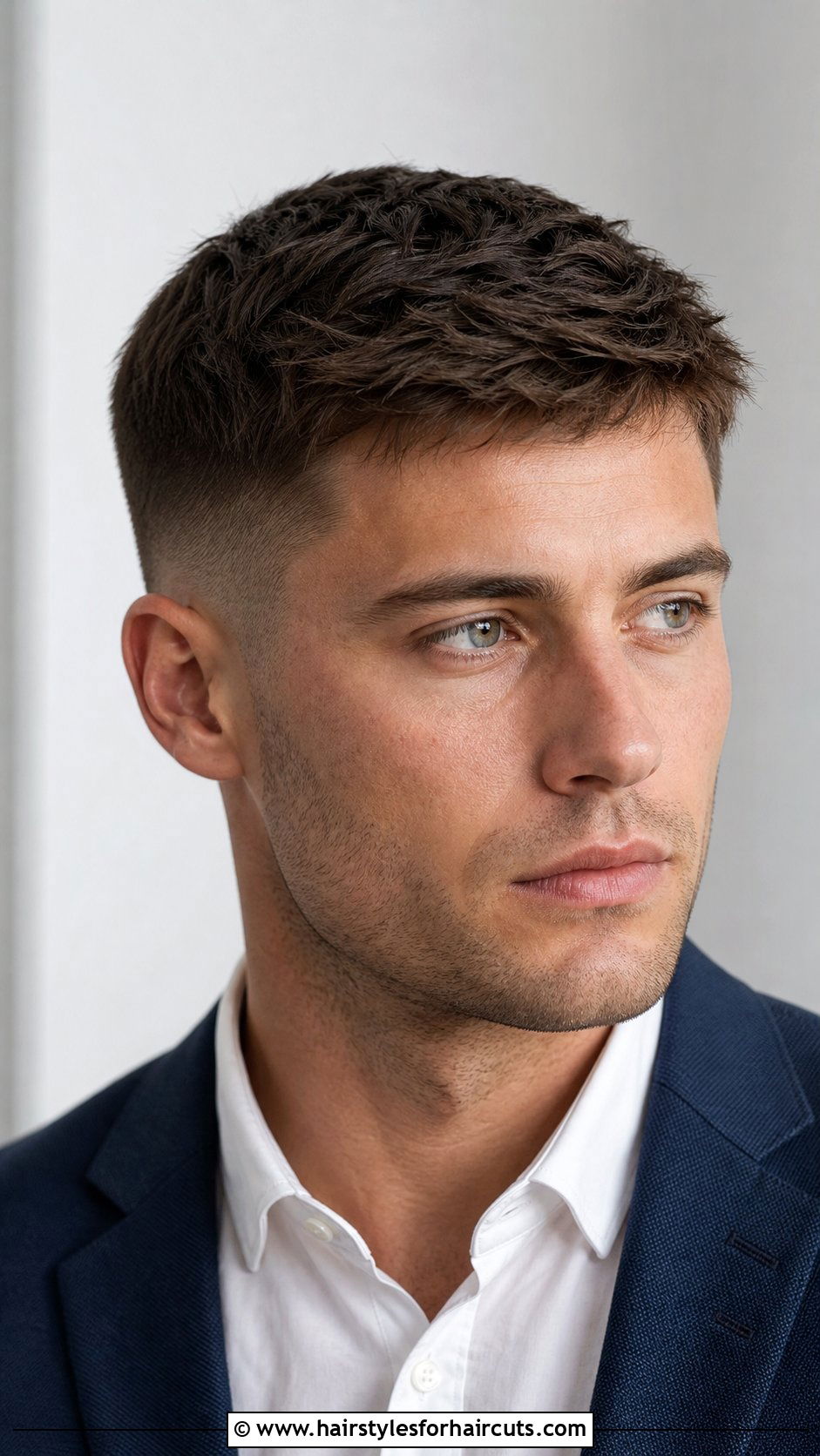 Low Fade Ivy League Textured Top - 25 low fade haircuts for short hair - 25 low fade haircuts for short hair