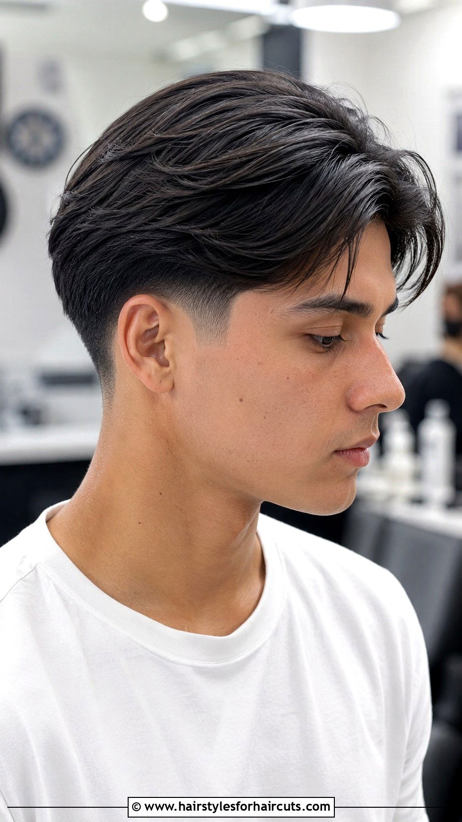 Low Fade With Long Straight Hair - 25 fade haircuts with long hair - 25 fade haircuts with long hair