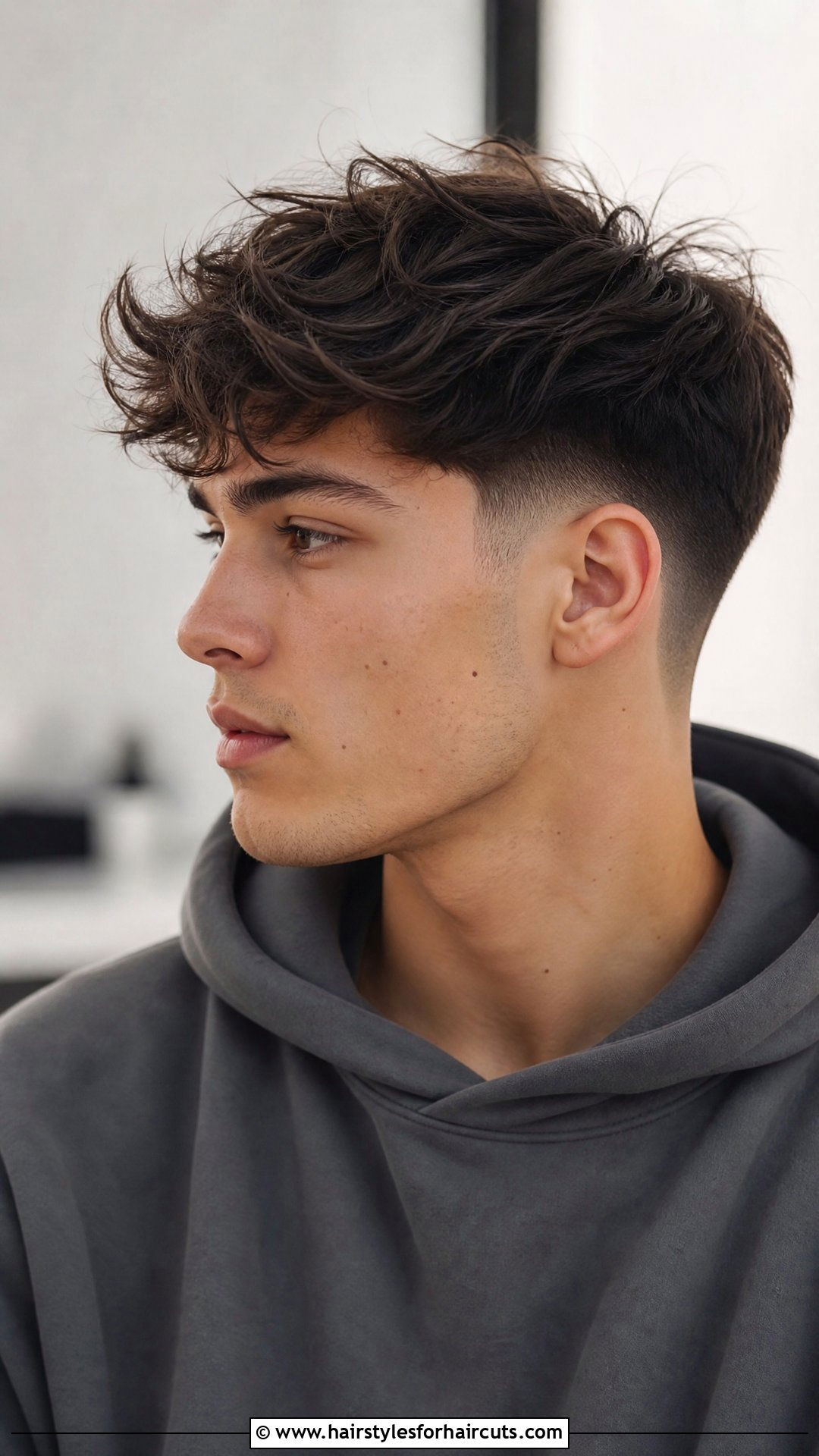 Low Fade with Messy Look - 25 low fade haircuts straight hair - 25 low fade haircuts straight hair