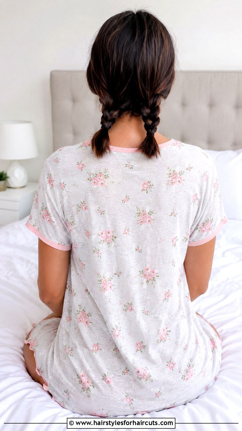 Low Pigtail Braids - 25 bedtime hairstyles for long hair - 25 bedtime hairstyles for long hair