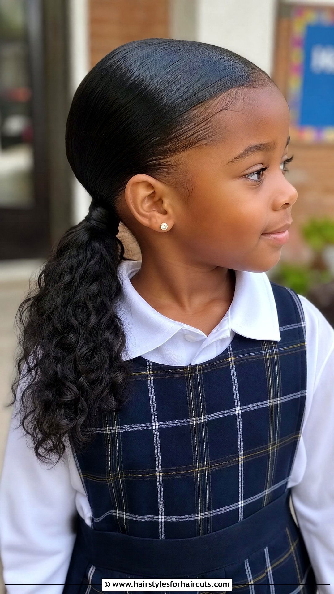 Low Ponytail - 25 natural hair little black girl hairstyles - 25 natural hair little black girl hairstyles