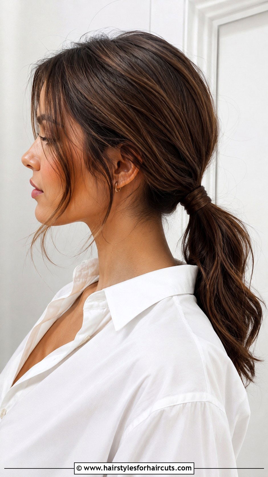 Low Ponytail For Medium Hair - 25 beginner easy hairstyles for medium hair - 25 beginner easy hairstyles for medium hair