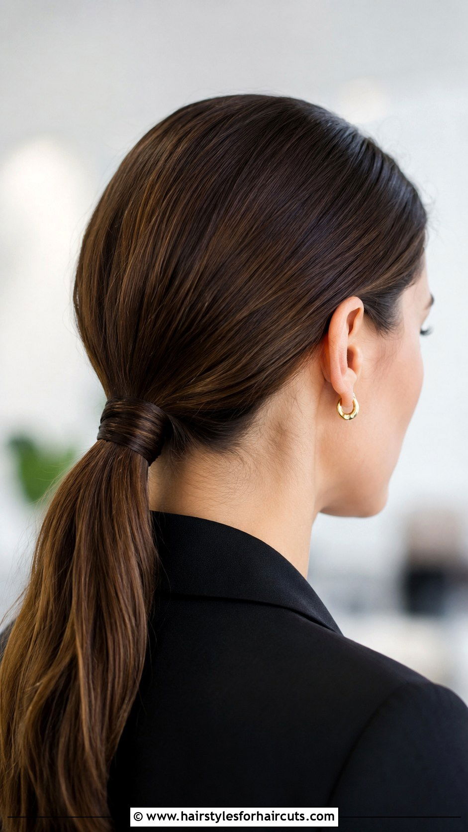 Low Ponytail Hairstyle - 25 easy and quick hairstyles - 25 easy and quick hairstyles