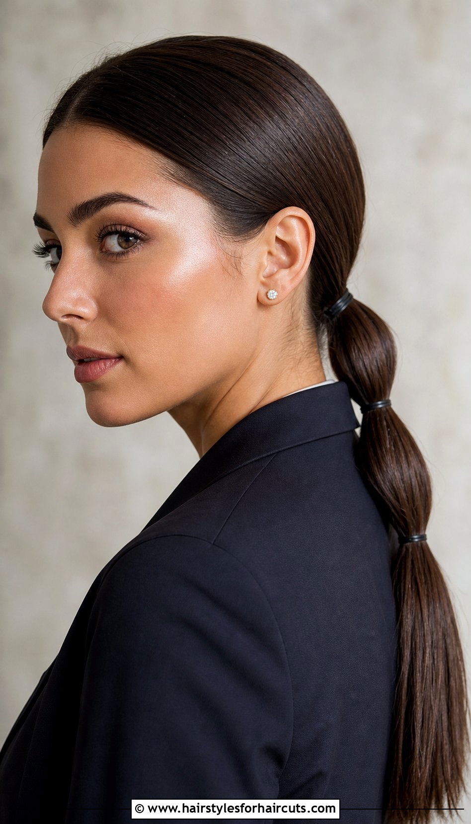 Low Ponytail With Rubber Bands Straight Hair - 25 hairstyles with rubber bands straight hair - 25 hairstyles with rubber bands straight hair