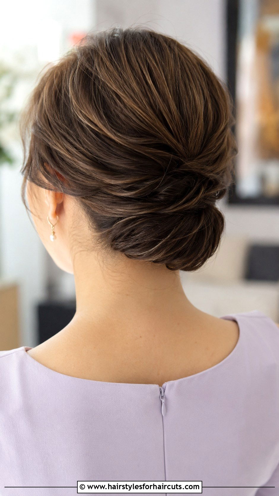 Low Rolled Updo For Short Hair - 25 gala hairstyles for short hair - 25 gala hairstyles for short hair