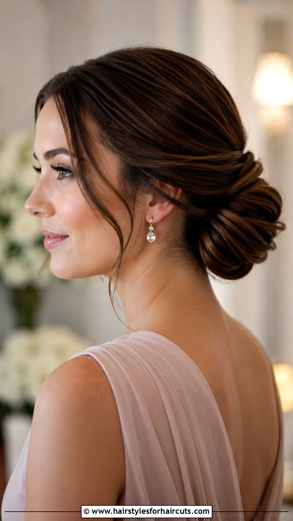 Low Rolled Updo For Short Hair - 25 bridesmaid updo hairstyles for short hair - 25 bridesmaid updo hairstyles for short hair