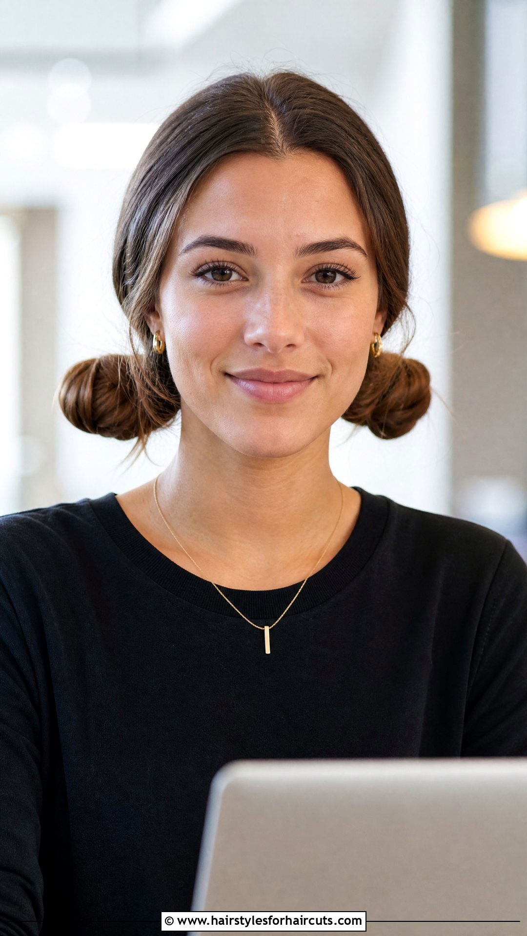 Low Space Buns - 25 working hairstyles for long hair - 25 working hairstyles for long hair
