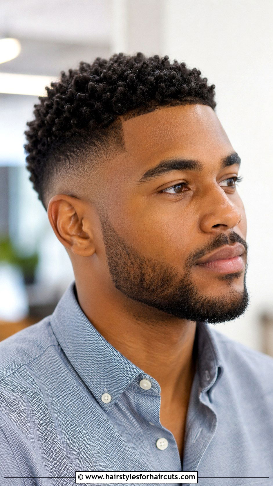 Low Taper Fade With Curls - 25 black haircuts - 25 black haircuts