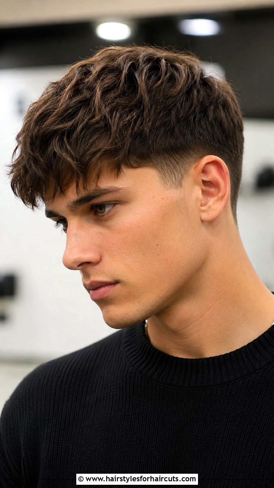 Low Taper Fade With Long Textured Fringe - 25 low taper fade haircuts long hair - 25 low taper fade haircuts long hair