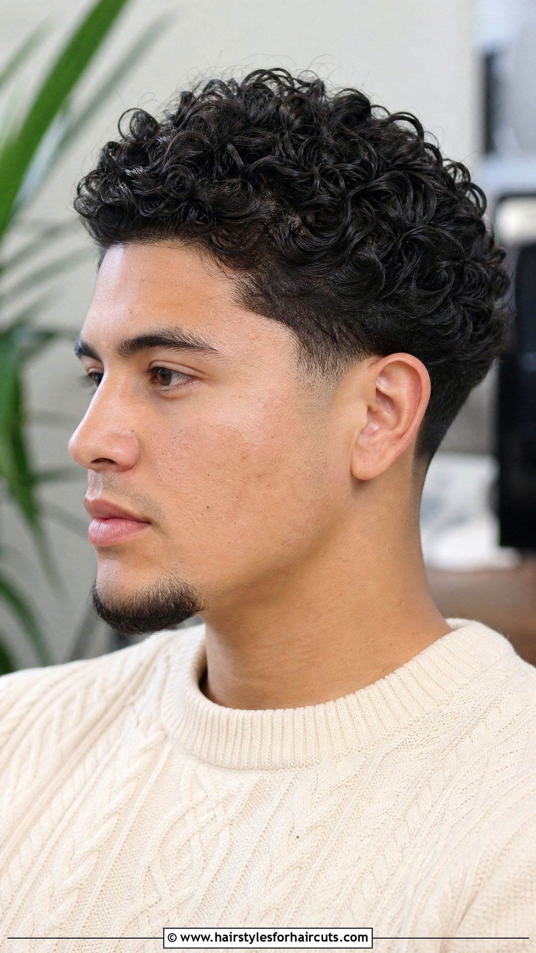 Low Taper Fade With Natural Curls - 25 haircuts hispanic curly hair taper - 25 haircuts hispanic curly hair taper