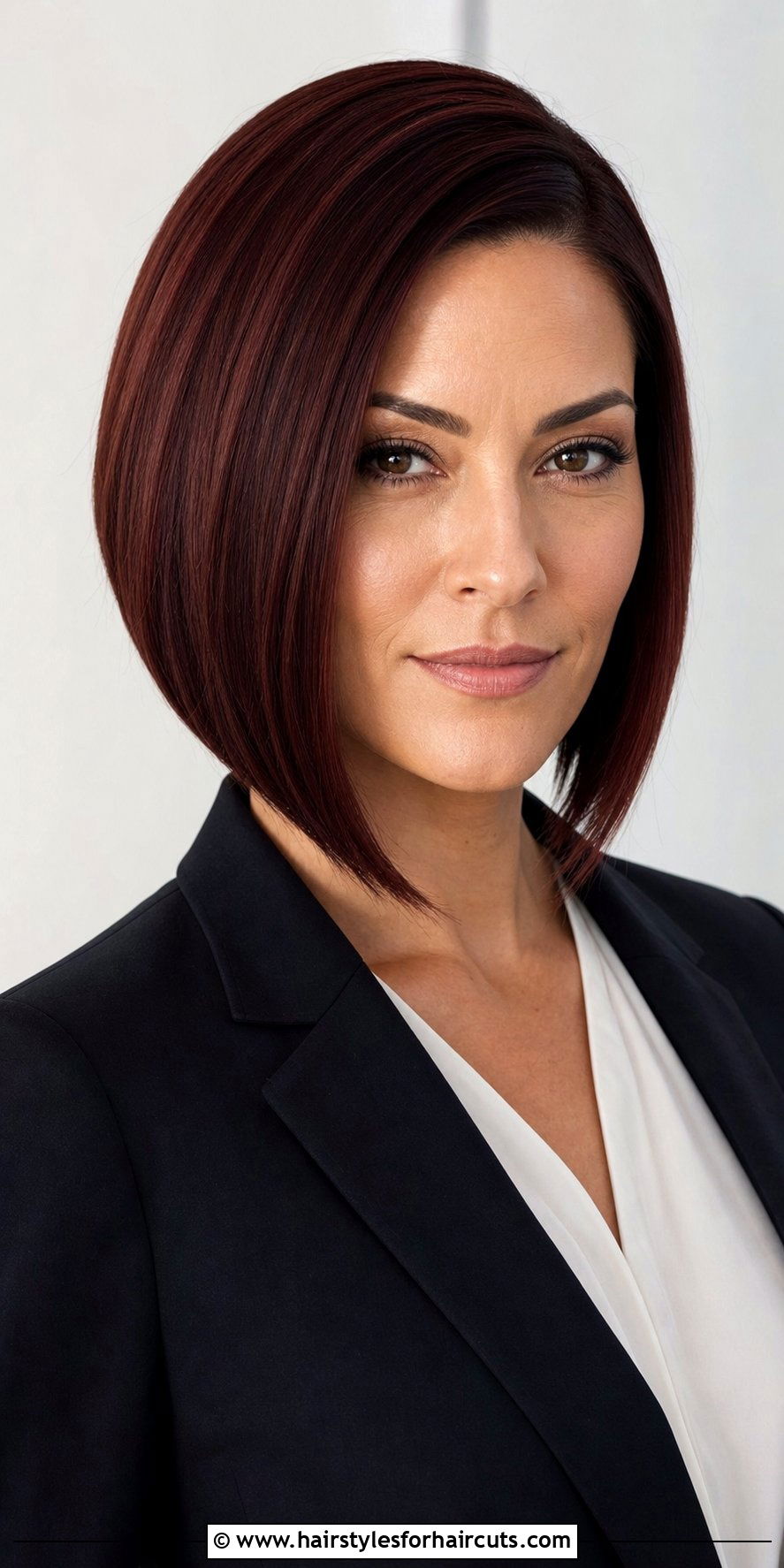 Mahogany A Line Bob Hairstyle - 25 hairstyles to dye your hair - 25 hairstyles to dye your hair