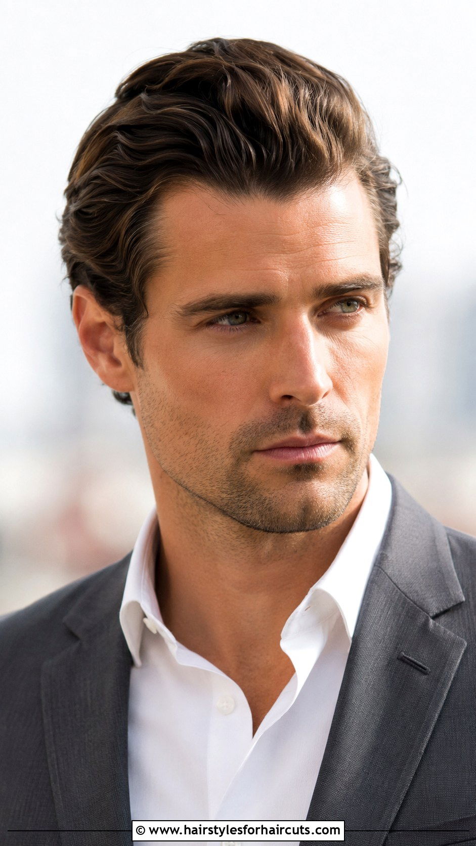 Male Swept Back Hair - 25 haircuts new style - 25 haircuts new style