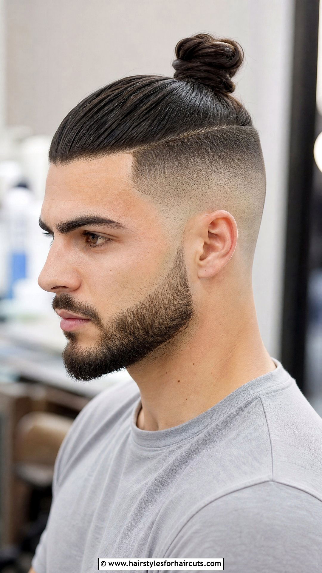 Man Bun With Shaved Sides - 25 football haircuts - 25 football haircuts