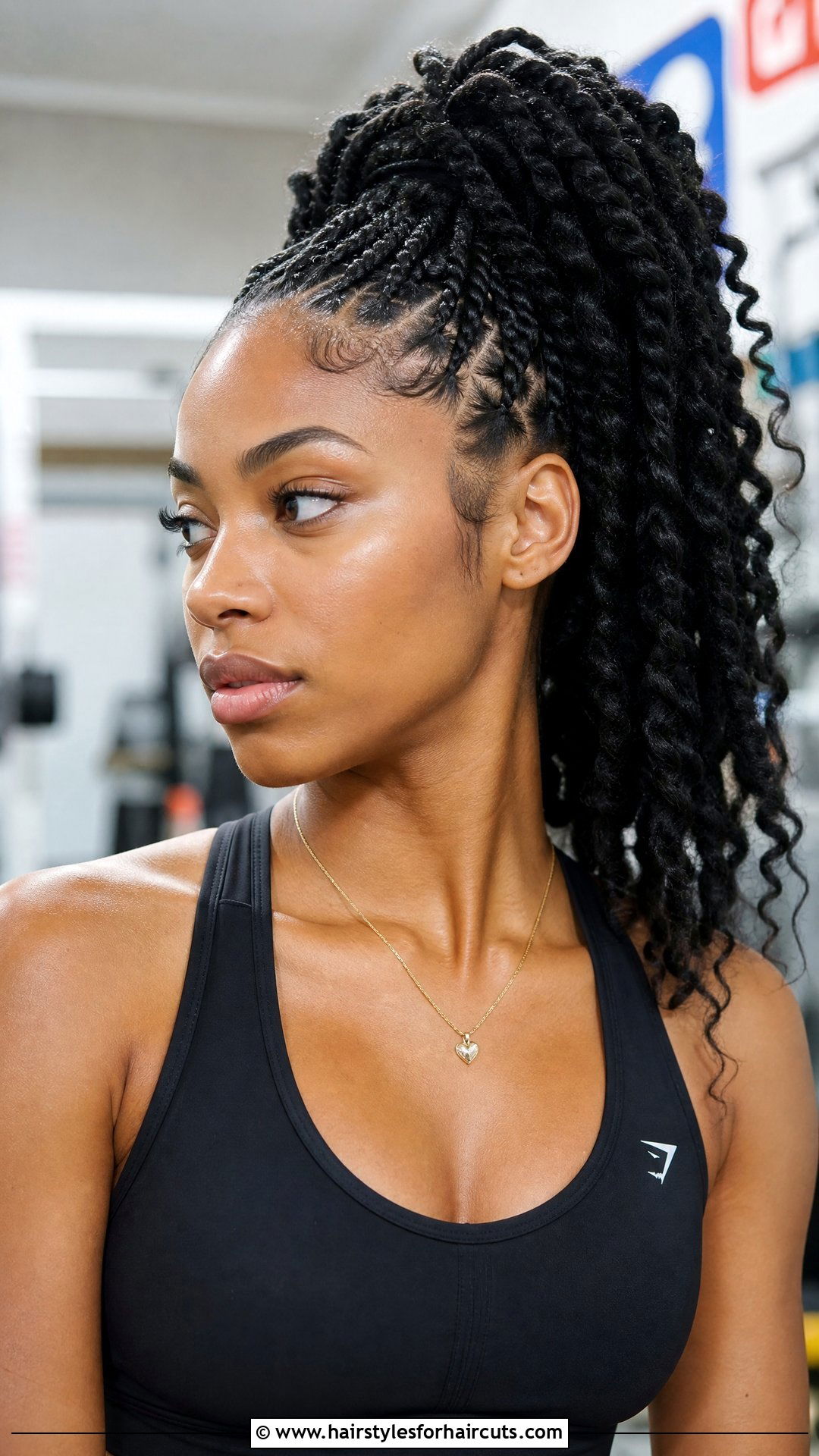 Marley Twist Ponytail - 25 twist hairstyles girl natural hair - 25 twist hairstyles girl natural hair
