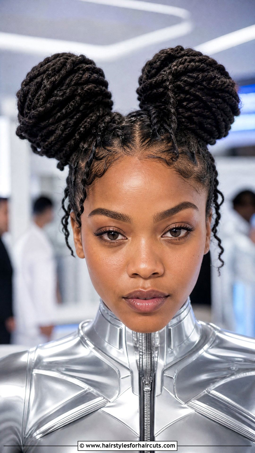 Marley Twist Space Buns - 25 marley hairstyles - 25 marley hairstyles