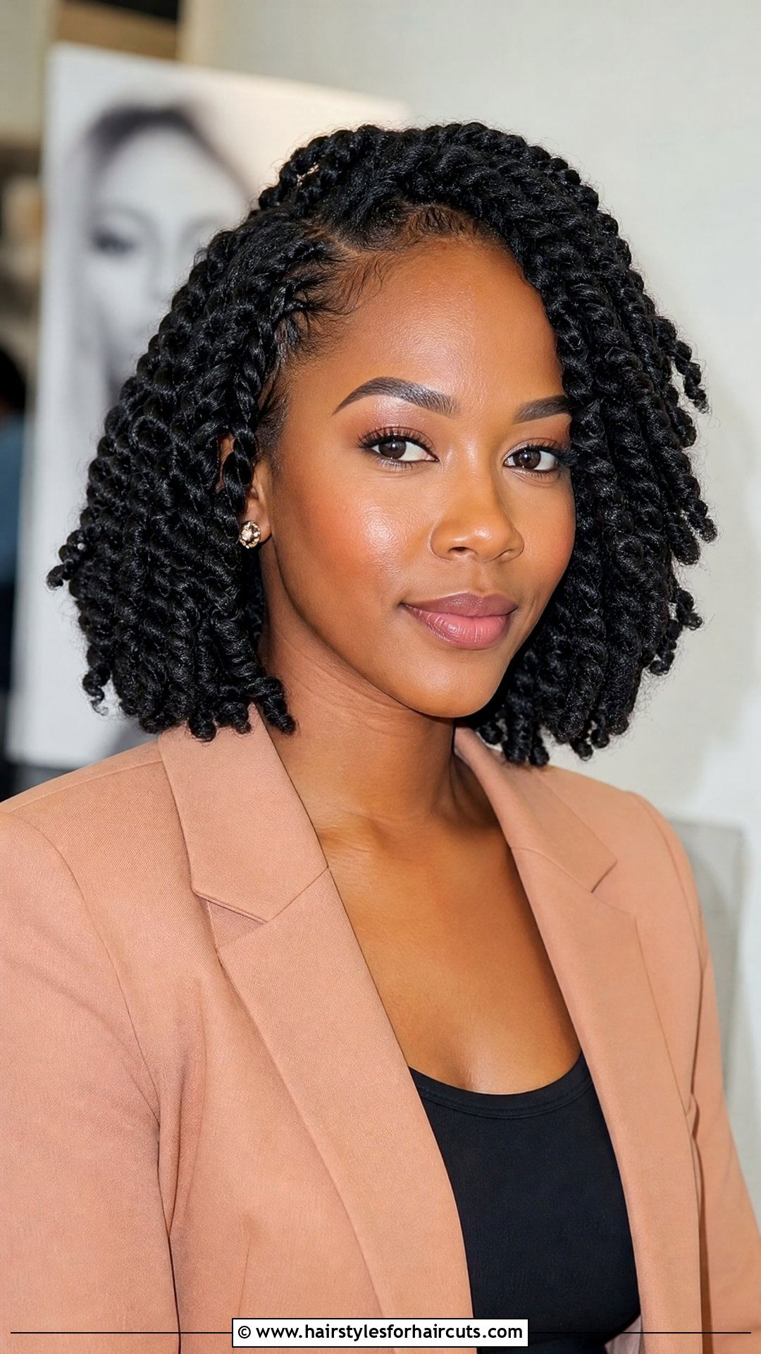 Marley Twists Bob - 25 protective hairstyles for natural hair growth - 25 protective hairstyles for natural hair growth