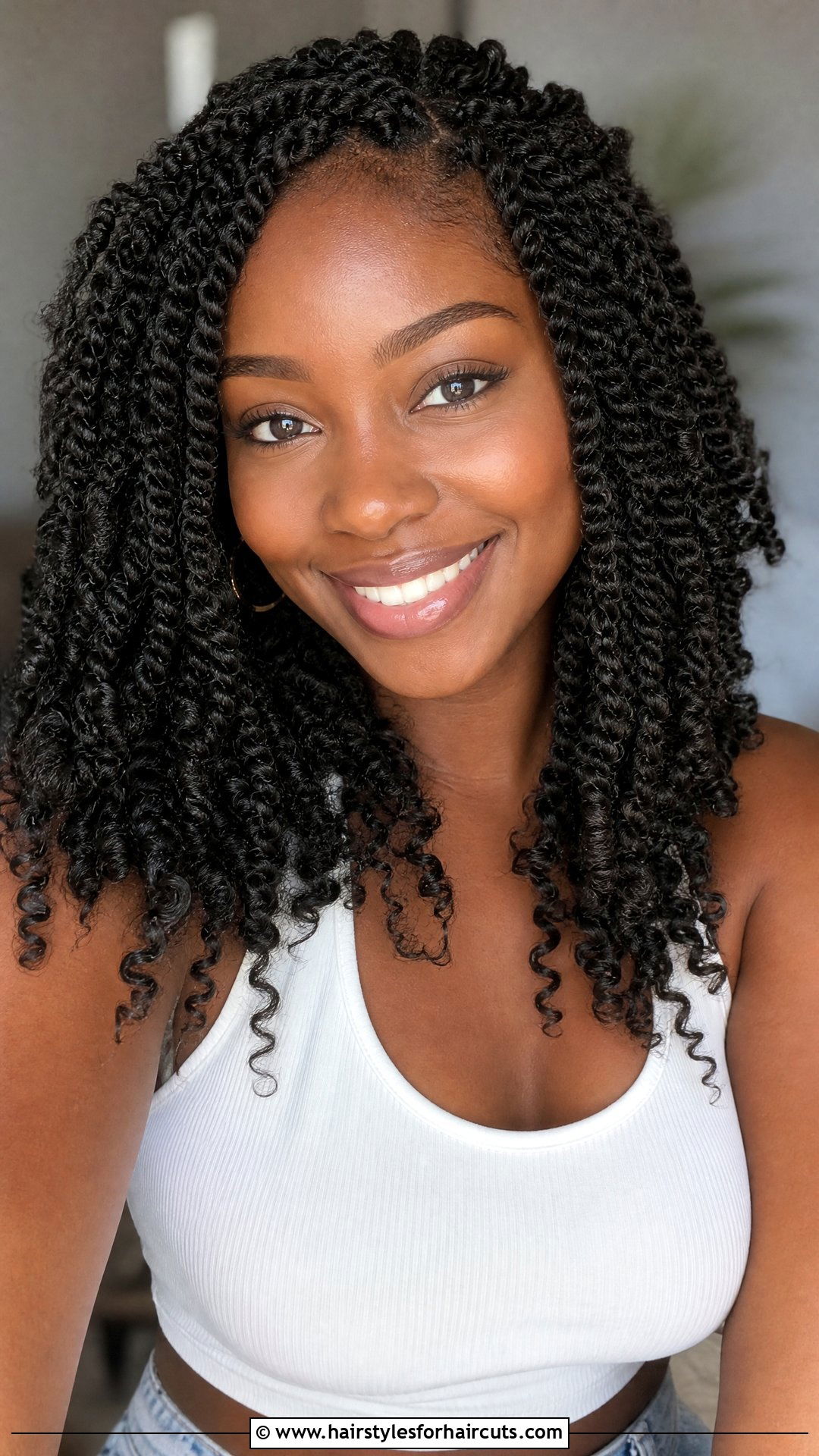 Marley Twists with Curly Ends - 25 kinkin hairstyles - 25 kinkin hairstyles