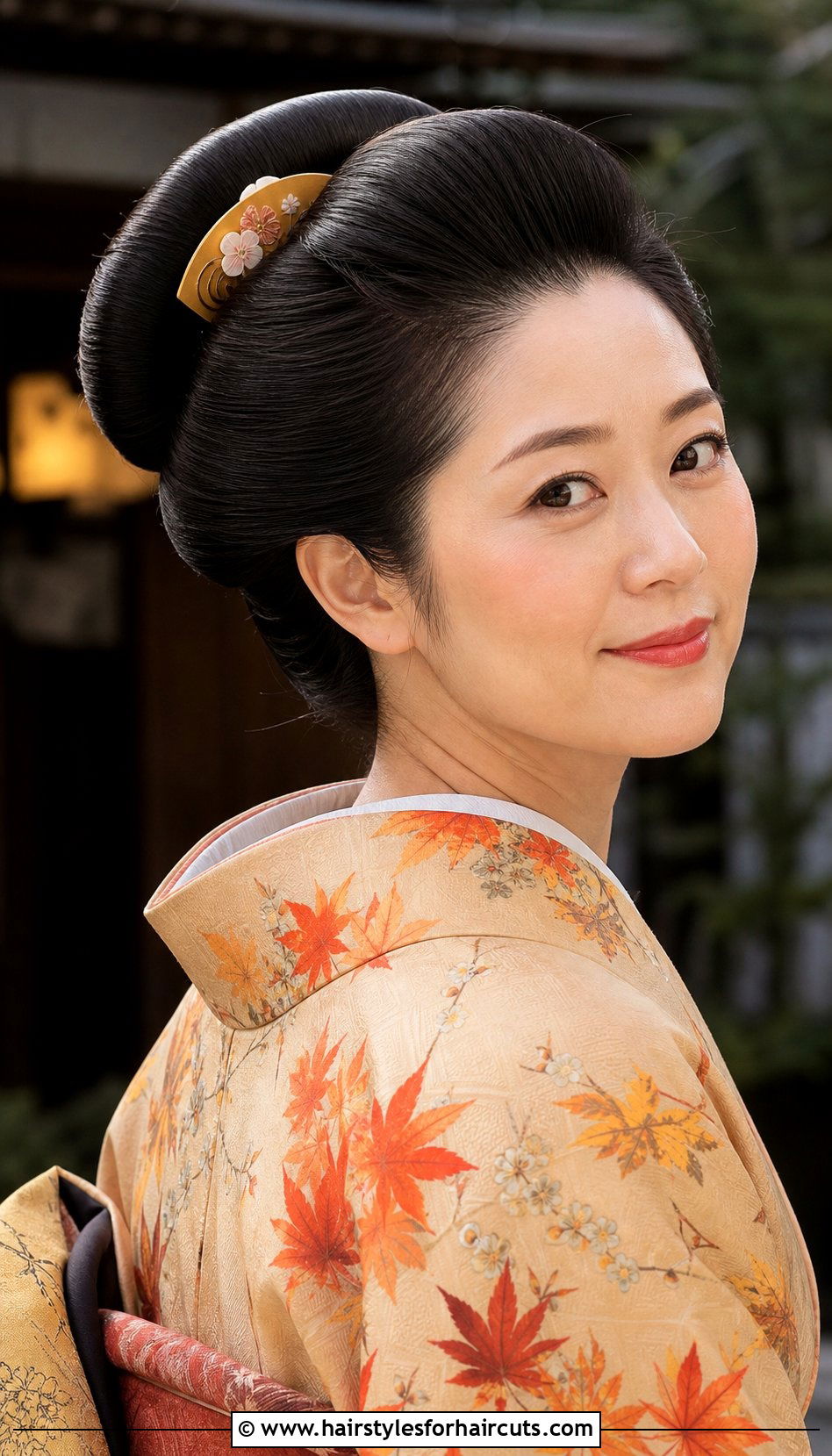 Marumage Geisha Hairstyle - 25 geisha hairstyles - 25 geisha hairstyles