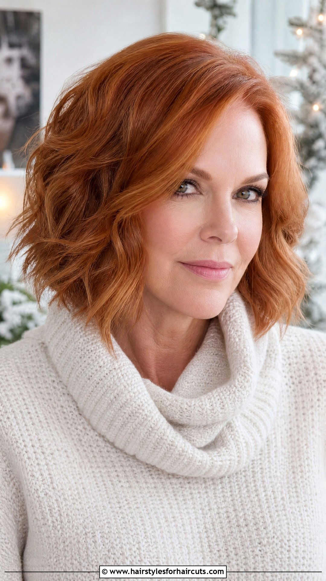 Maura West Ginger Red Layered Bob - 25 hair maura west hairstyles - 25 hair maura west hairstyles
