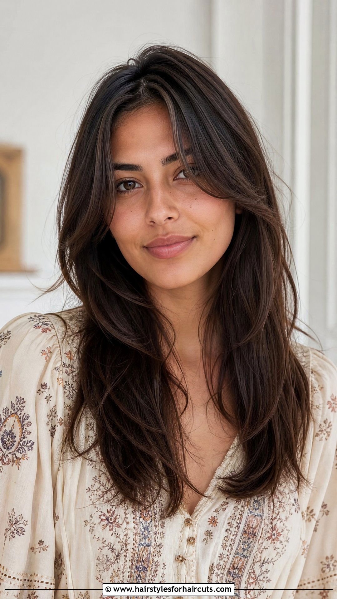 Medium Bottom Layer Haircut With Curtain Bangs - 25 medium bottom layer haircuts - 25 medium bottom layer haircuts