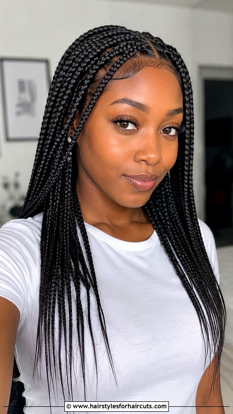 Medium Box Braids - 25 box hairstyles - 25 box hairstyles