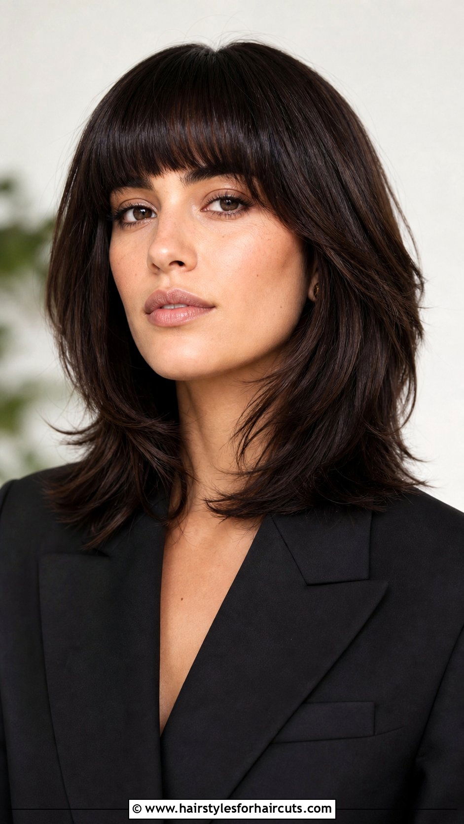 Medium Butterfly Cut With Blunt Bangs - 25 butterfly haircuts with bangs straight hair - 25 butterfly haircuts with bangs straight hair