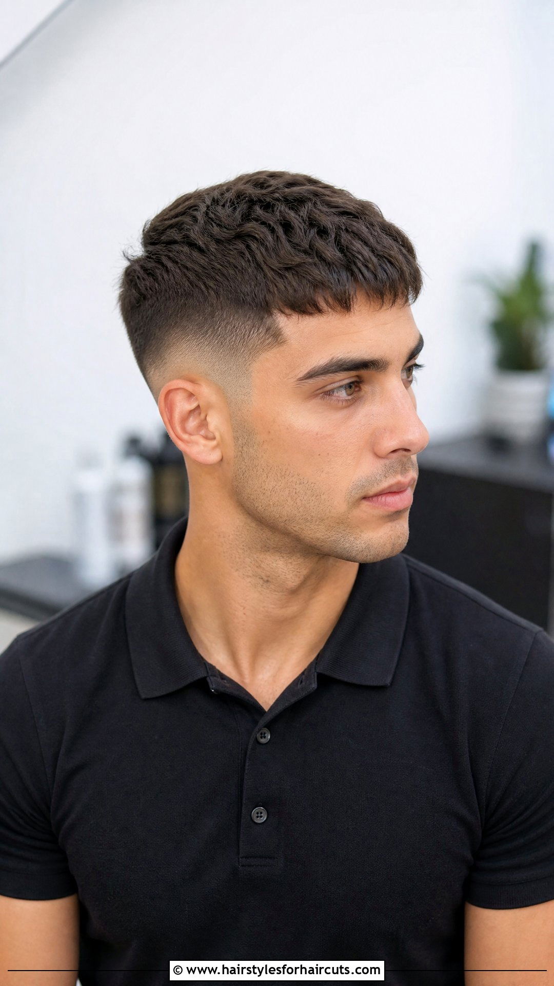 Medium Caesar Cut Fade - 25 medium hair fade haircuts - 25 medium hair fade haircuts