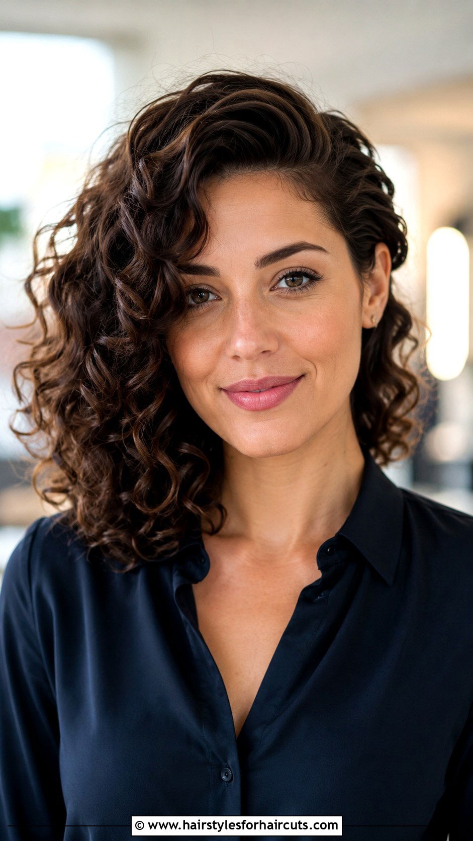 Medium Curly Hair With Side Part - 25 curly hairstyles for thick hair - 25 curly hairstyles for thick hair