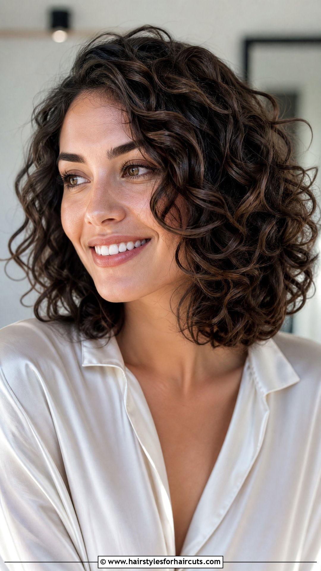 Medium Curly Lob - 25 latest curly hairstyles - 25 latest curly hairstyles