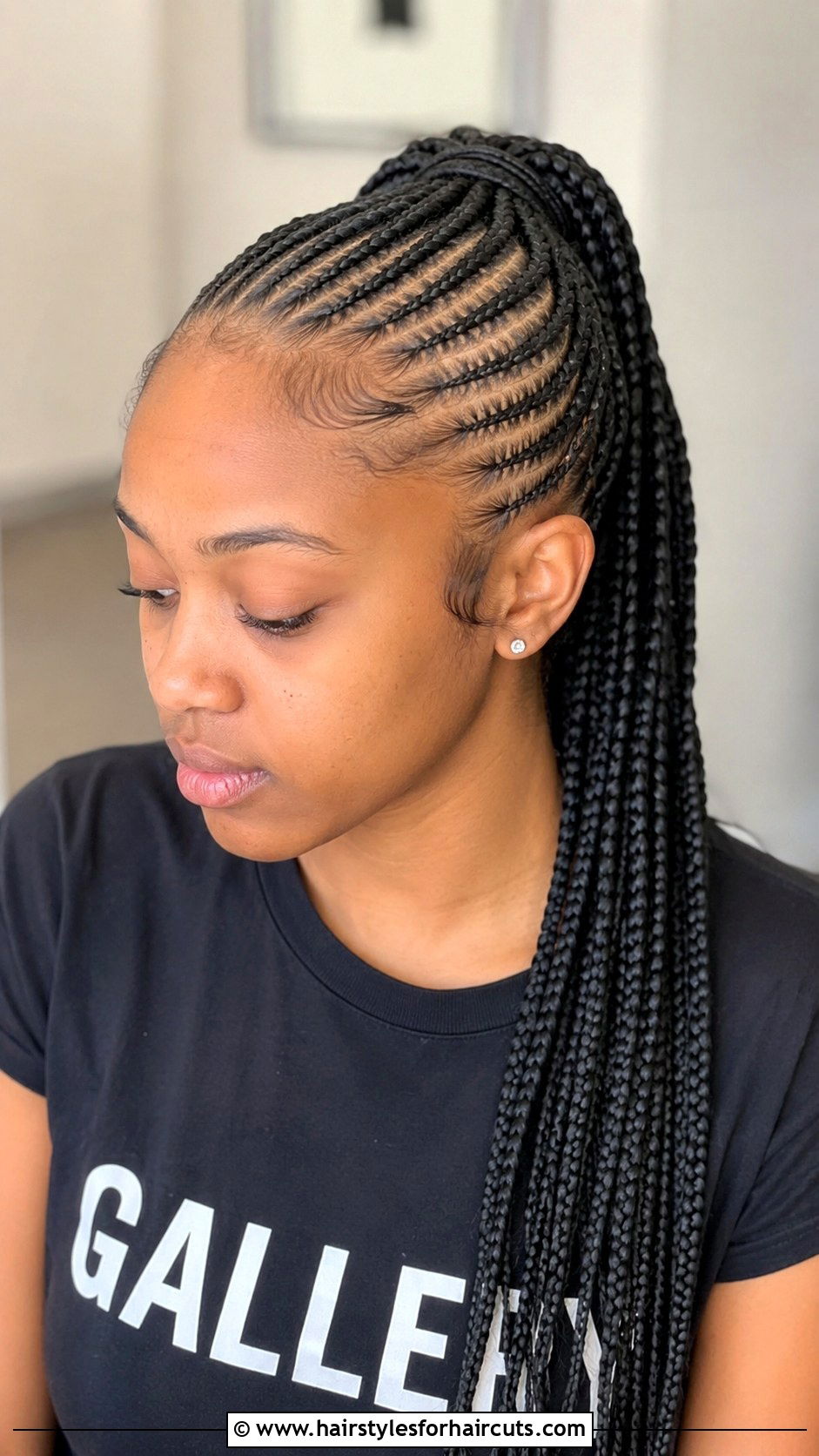 Medium Goddess Braids - 25 medium braid hairstyles for black hair - 25 medium braid hairstyles for black hair