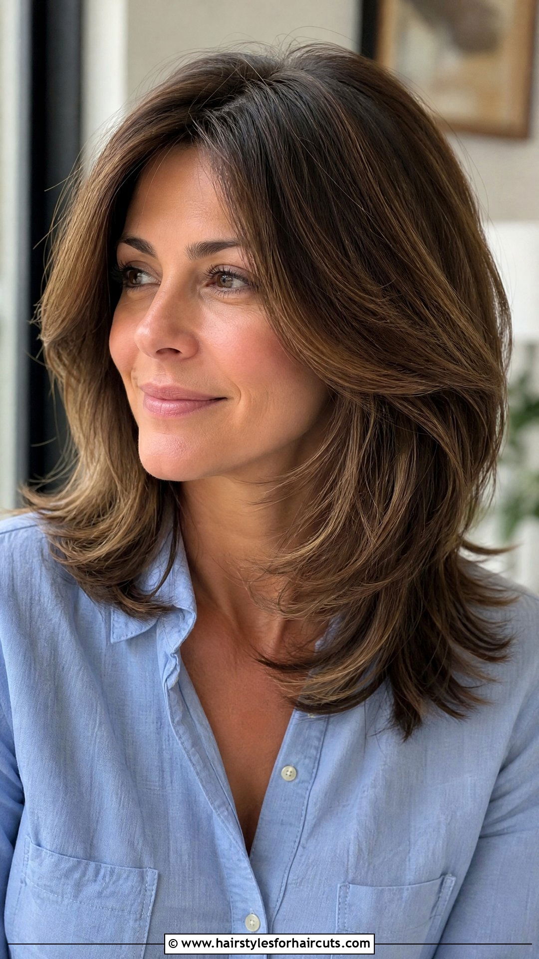 Medium Layered Haircut - 25 haircuts instructions - 25 haircuts instructions