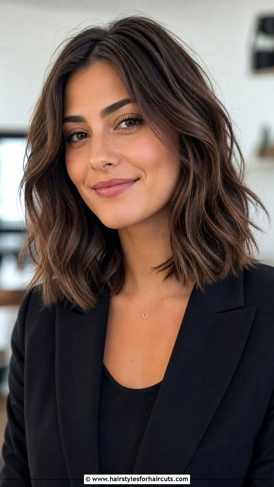 Medium Length Lob - 25 womens hairstyles for thick wavy hair - 25 womens hairstyles for thick wavy hair