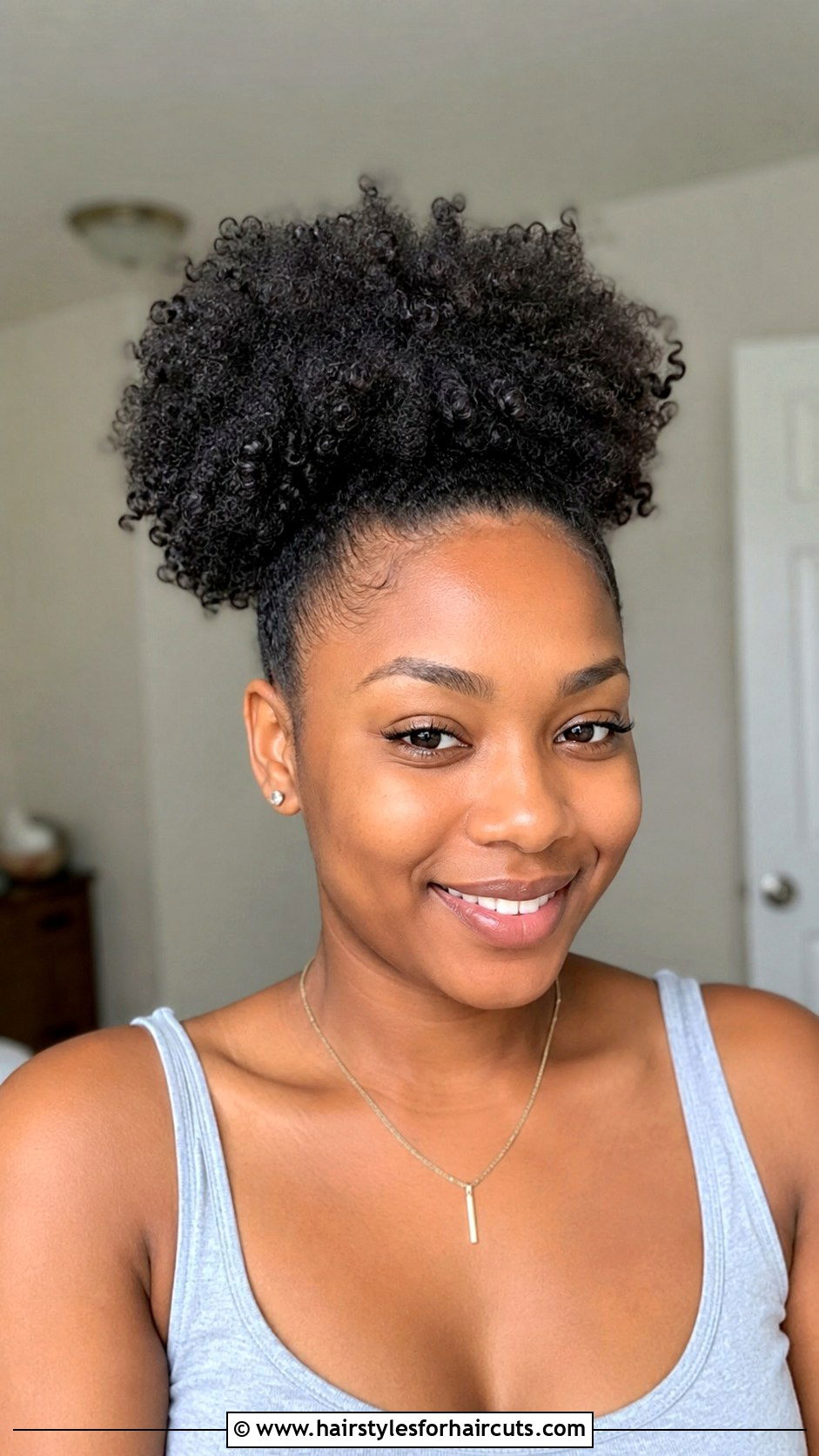Medium Length Natural Hair Puff - 25 medium length natural hairstyles - 25 medium length natural hairstyles