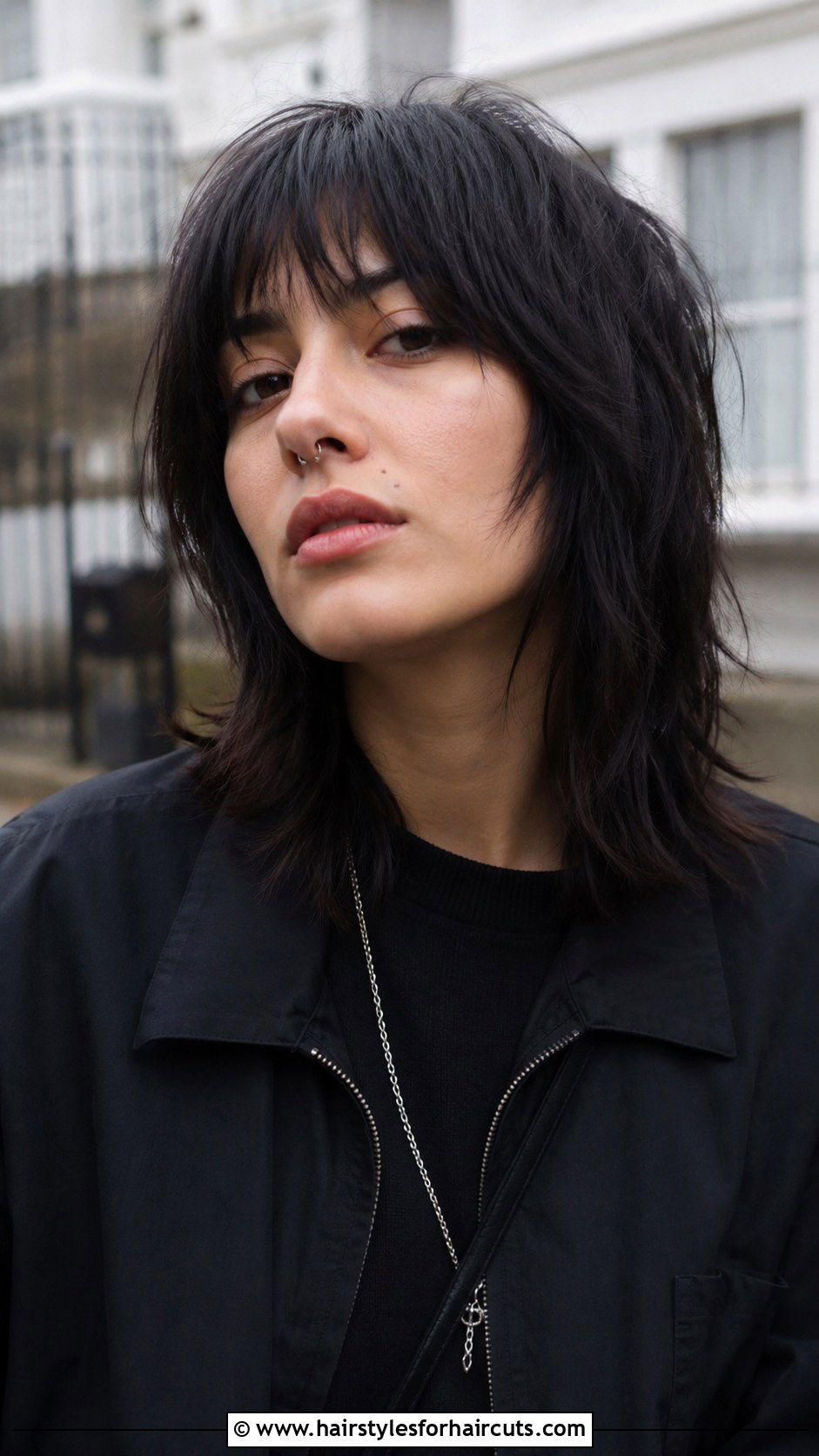 Medium Length Shag With Bangs - 25 medium haircuts for wavy hair - 25 medium haircuts for wavy hair