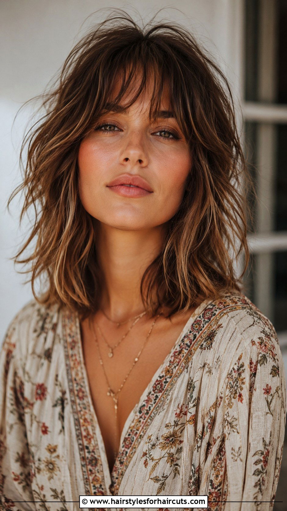 Medium Length Shag - 25 haircuts for oblong faces - 25 haircuts for oblong faces