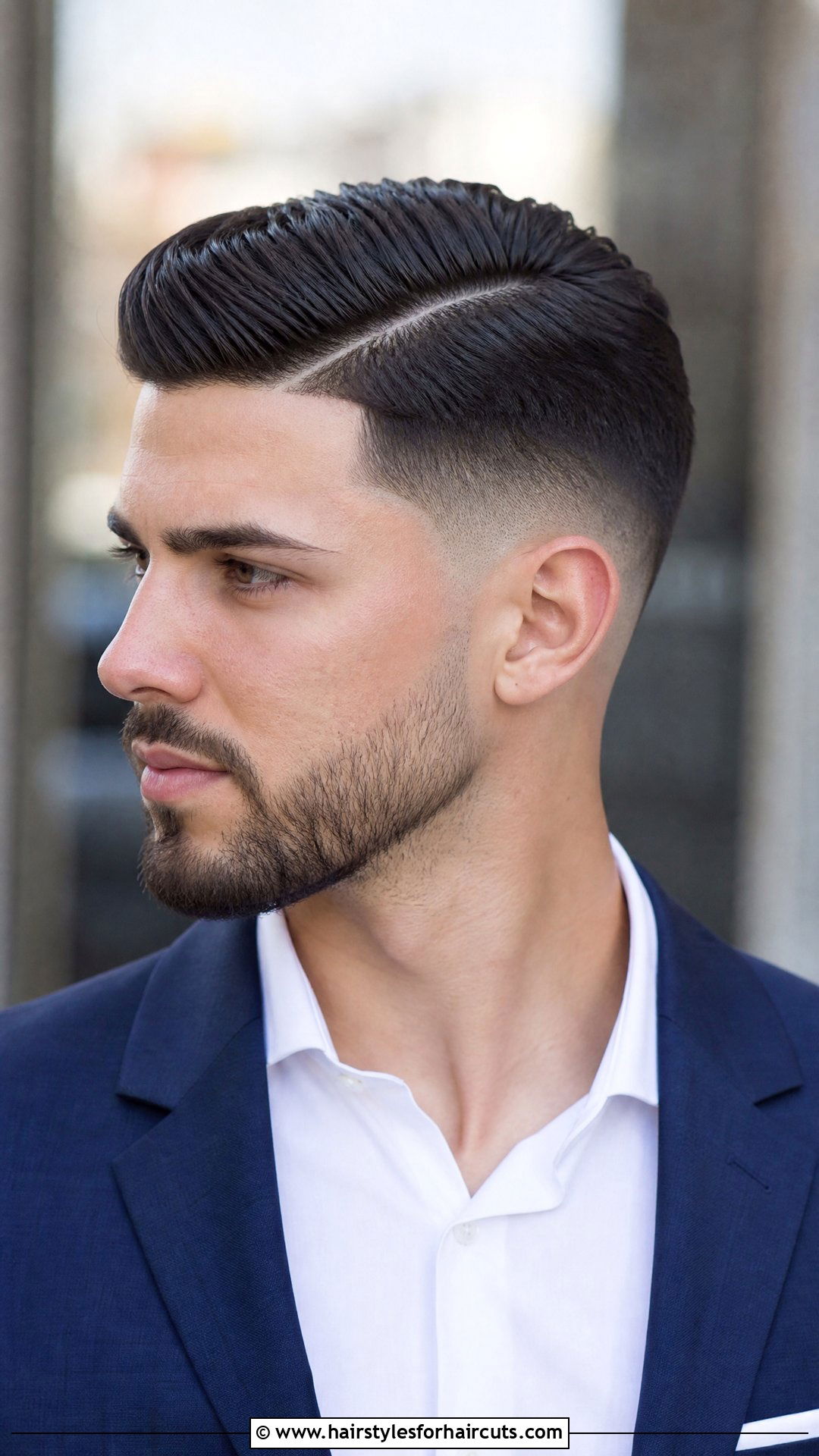 Medium Side Part Fade - 25 medium hair fade haircuts - 25 medium hair fade haircuts
