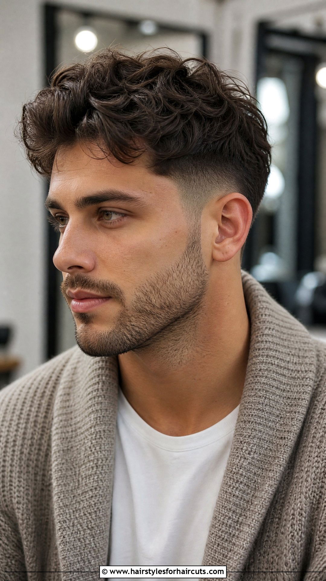 Medium Wavy Hair Fade - 25 medium hair fade haircuts - 25 medium hair fade haircuts