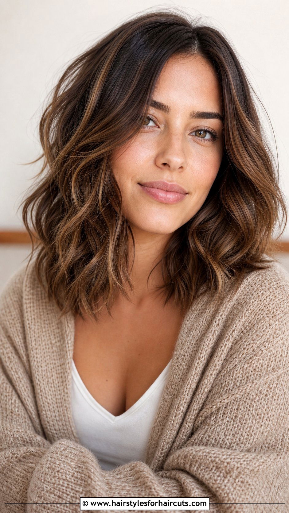 Medium Wavy Layered Haircut - 25 haircuts thick wavy hair - 25 haircuts thick wavy hair