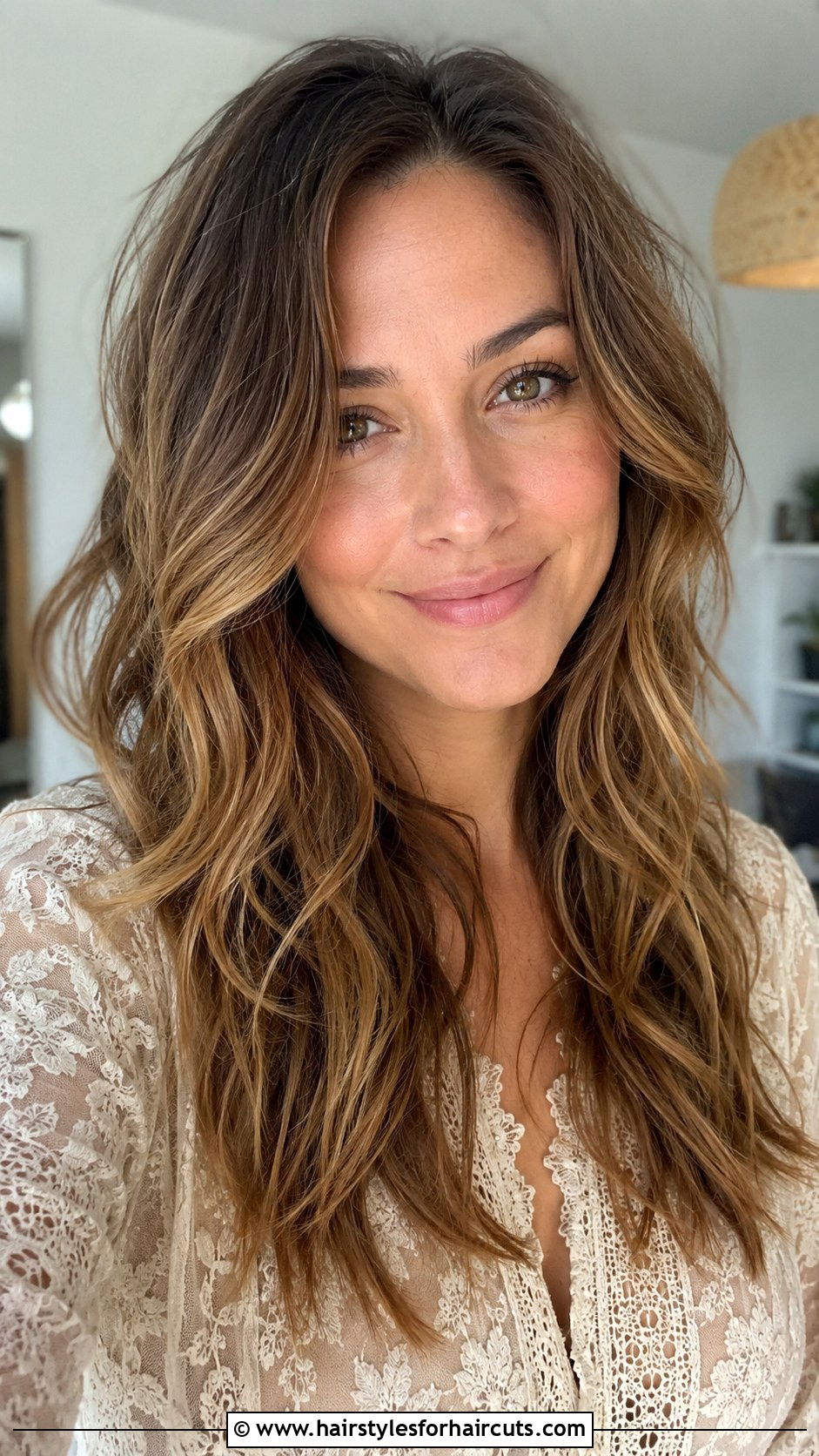 Medium Wavy Soft Layers - 25 medium length wavy haircuts - 25 medium length wavy haircuts