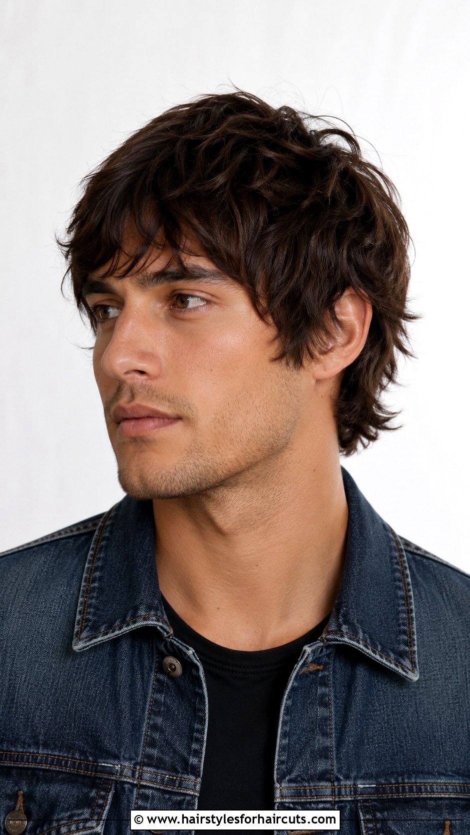 Mens Shag Cut After 4 Inch Cut - 25 4 inches of haircuts off - 25 4 inches of haircuts off