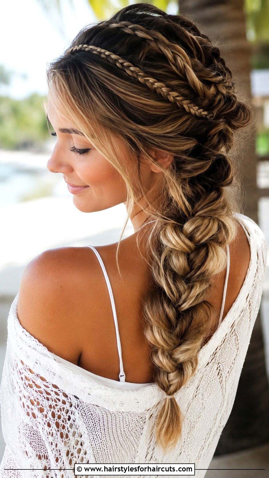 Mermaid Braid Hairstyle - 25 easy summer hairstyles for long hair - 25 easy summer hairstyles for long hair