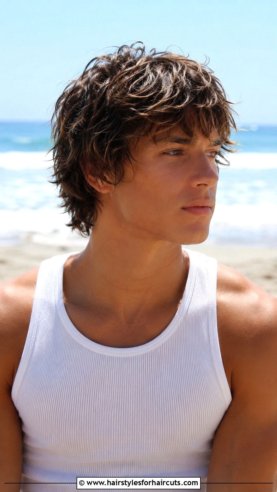 Messy Beach Bob - 25 beach boy hairstyles - 25 beach boy hairstyles